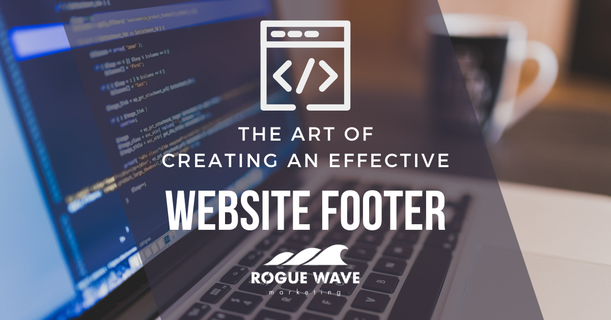 Creating an effective website footer blog graphic