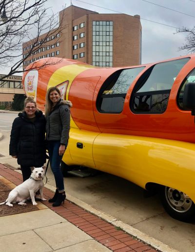 Lindsey Sarah and Apollo on Main St