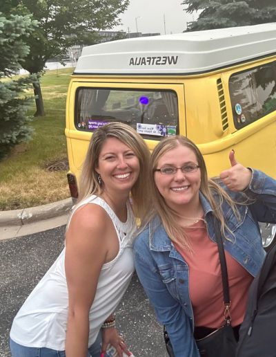 Lindsey and Sarah at Fox River