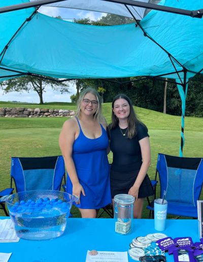 Lyla and Lindsey at Golf Outing
