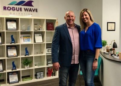 Todd and Sarah at Oshkosh Office