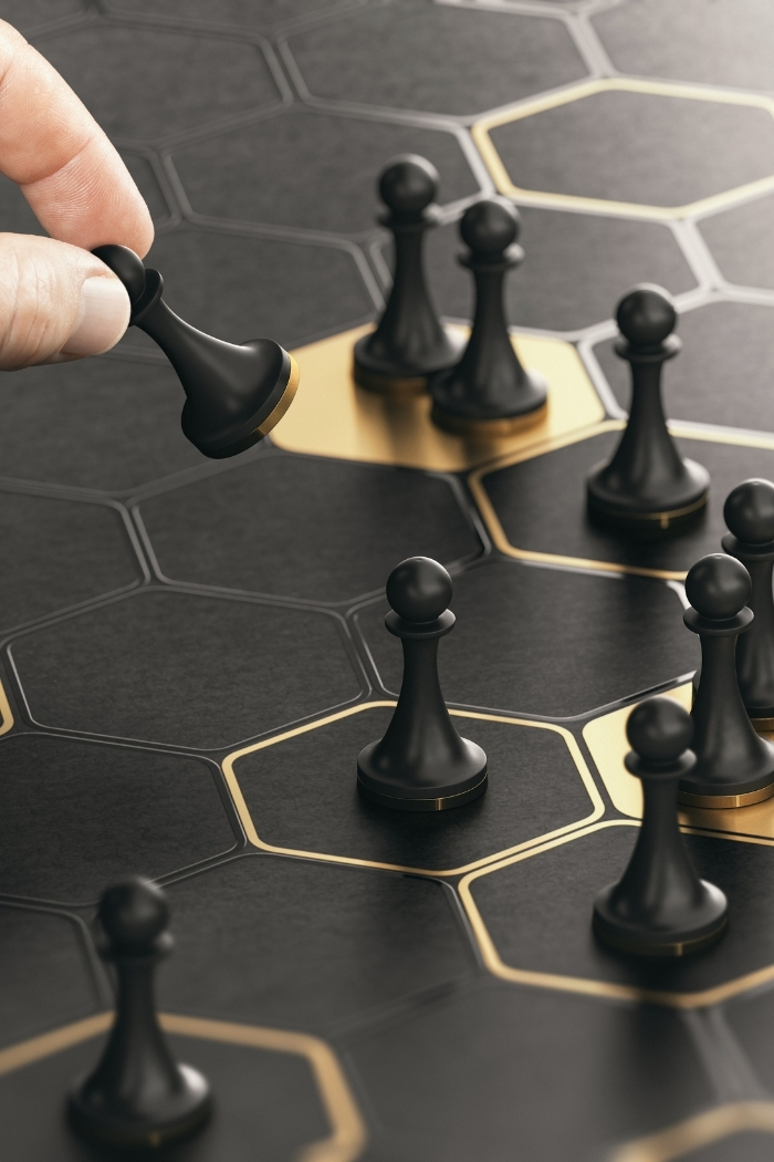strategy Chess piece. Strategy.