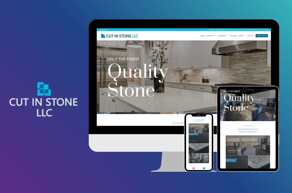 Cut in Stone LLC Website Design in Menasha, WI