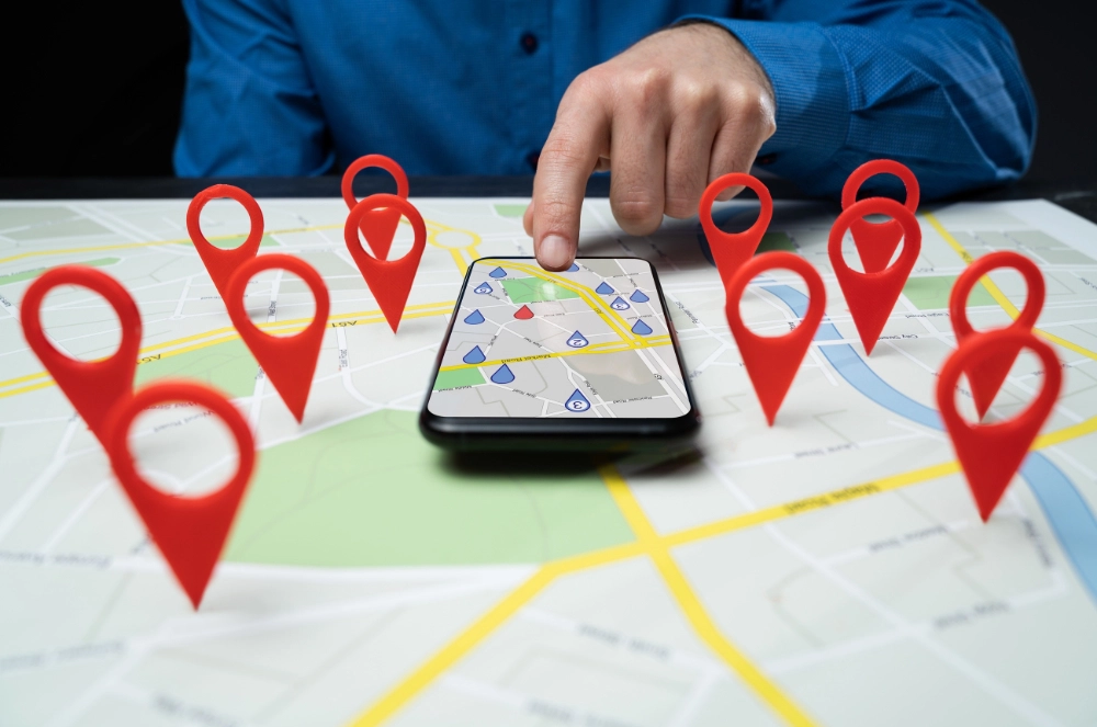 seo-local-map-1000x663 Finger on the cell phone map with local SEO